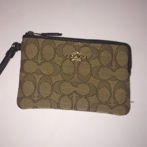 Authentic Brown Coach Pattern Wallet